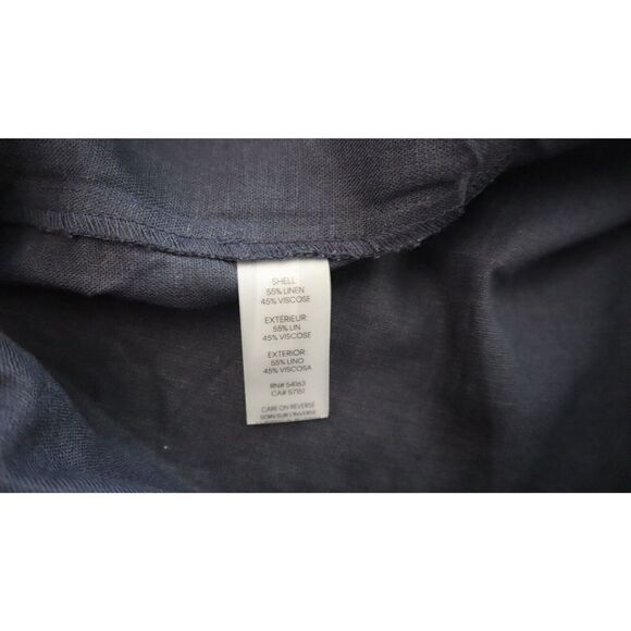 Tommy Hilfiger Petite Sz 0 (XXS) Blue/Pink Colorblocked Linen Shift Dress $109 - Picture 8 of 10